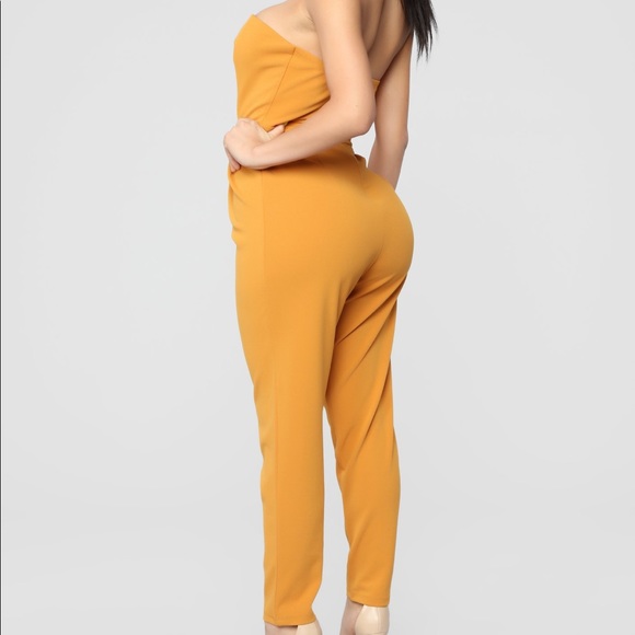 Fashionova Jump Suit Yellow Cognoc - Picture 2 of 2